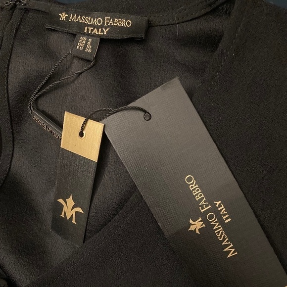 Massimo Fabbro Italy Ruffle Sleeve Romper NWT - Picture 3 of 3